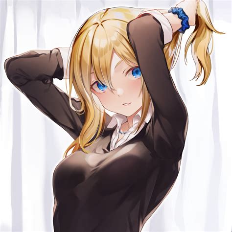Wallpaper anime girl, blue eyes, blonde, original desktop wallpaper, hd ...