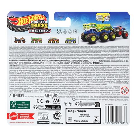 HOT WHEELS CAMIONES REMOLQUE SORPRESA ESCALA ALARM