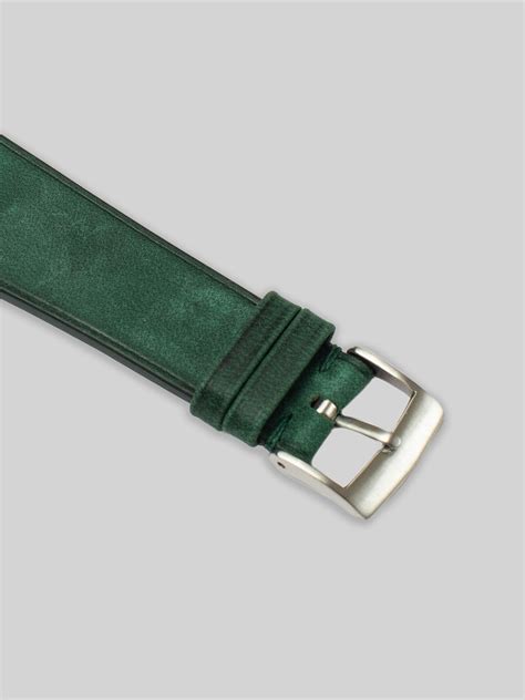 Horse Hide Leather Watch Strap - Emerald