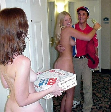 Hugging The Delivery Guy Porn Pic