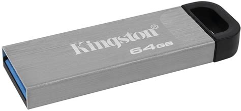 Флешка USB Kingston DT Kyson 64GB Silver/Black (DTKN/64GB) – купити в ...