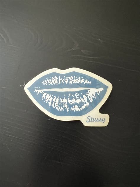 Stussy Stussy Lips Sticker Grailed