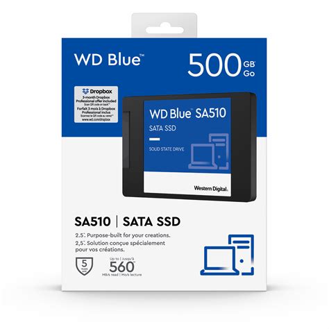 WD Blue 500GB SA510 SATA Internal Solid State Drive SSD - WDBB8H5000ANC ...