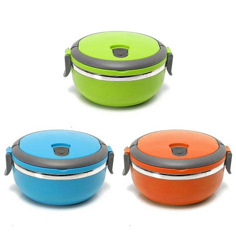 Hot Food Flask Stainless Steel Lunch Box Thermo Vacuum Insulated Travel Storages Fruugo Uk