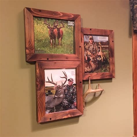 Barnwood 8x10 Collage Frame Photo Collage Frame Rustic Decor Western Decor Country Decor Lodge