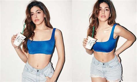 Alaya F Looks Extremely Hot In Blue Bikini