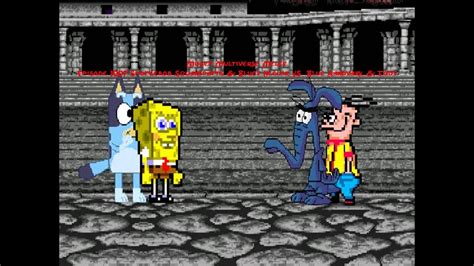 Mugen Multiverse Melee Episode Spongebob Squarepants Bluey Vs