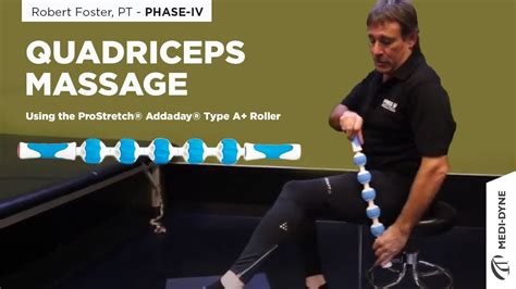 Quadriceps Massage Using The Prostretch Type A Stick Massage Roller