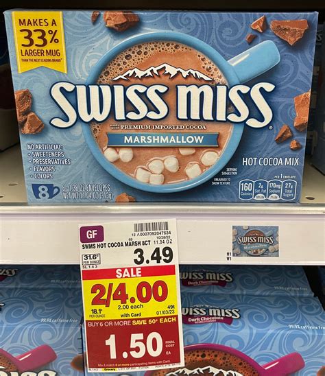 Swiss Miss Hot Cocoa ONLY 1 50 Kroger Krazy