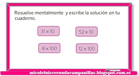 Mi Cole Luis Cernuda Campanillas T Calculo Mental