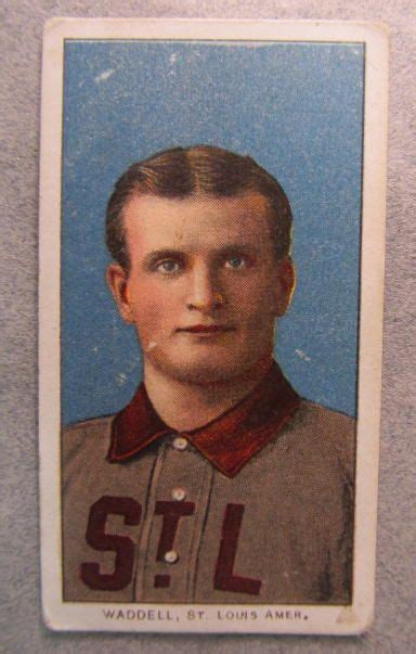 1909 T206 RUBE WADDELL Portrait St Louis Piedmont 350 Baseball HALL OF