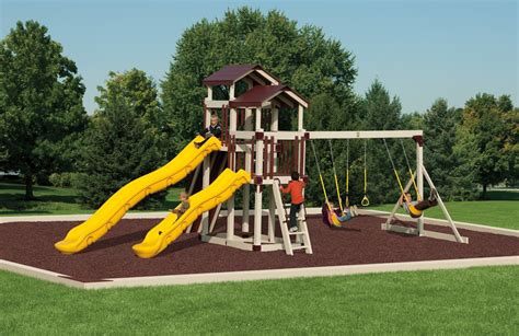 Outdoor Playsets for Sale - Shop Vinyl Backyard Swing Sets