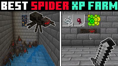 Easiest Cave Spider Spawner Xp Farm In Minecraft Youtube