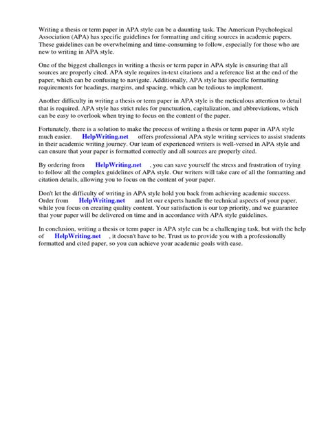 Apa Style Term Paper Format Pdf Apa Style Citation