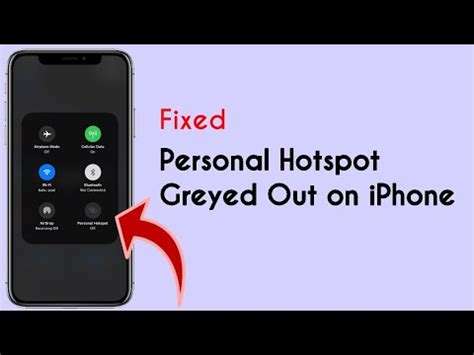 How To Fix Personal Hotspot Greyed Out On IPhone In IOS 17 5 YouTube