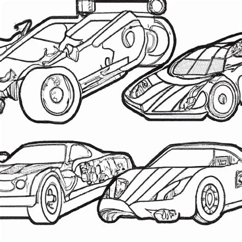 Carrinhos Do Hot Wheels Desenhos Para Imprimir E Colorir