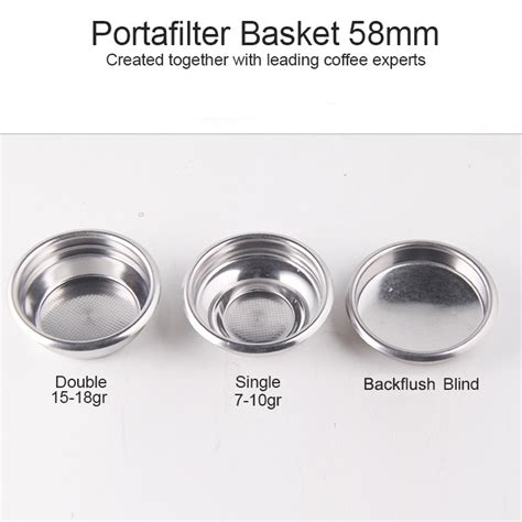 Jual Portafilter Basket 58mm Single Double Backflush Blind Filter