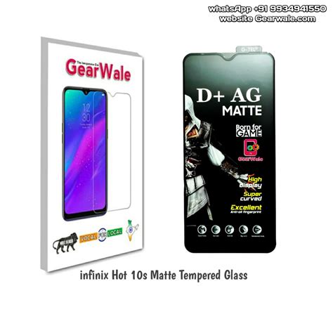 Infinix Hot S Matte Tempered Glass For Gamers