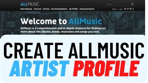 Master AllMusic: How to Update All Artist Profiles at Once - YouTube