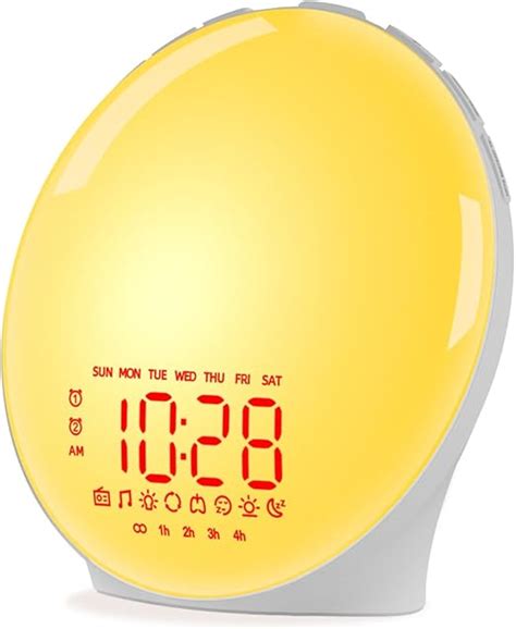 Ieasy Wake Up Light Sunrise Alarm Clock For Everyone Sunrise Sunset Simulation