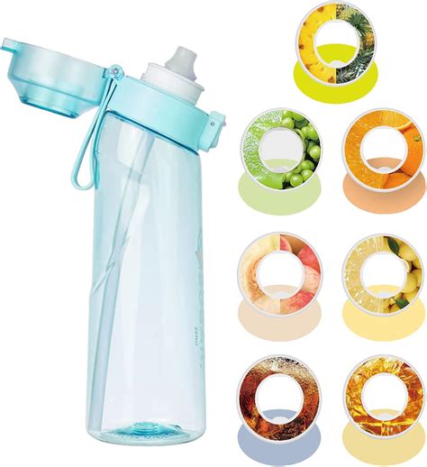 Rericonq Water Bottle With 7 Flavor Pods185 Oz500ml219