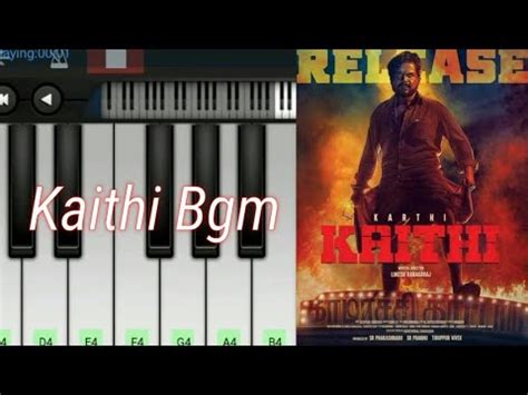 Kaithi Bgm Keyboard Tutorial By Music Love Karthick Lokesh Kanagaraj