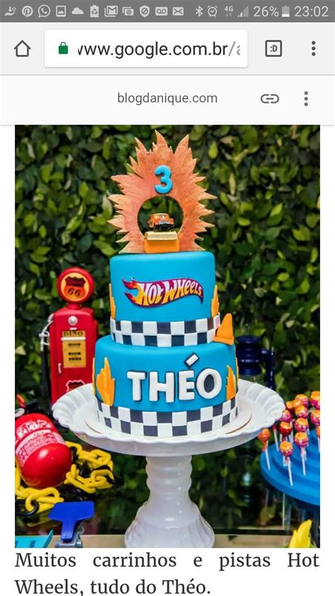 Pin De Jac Gondim Em Festa Hot Weels Hot Wheels Aniversario Hot