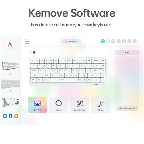 Kemove K Hot Swappable Rgb Backlit Modes Connection Mechnical Keyboard For Windows Mac Os
