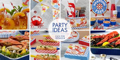 Seafood Fest Party Supplies - Seafood-Themed Party - Party City