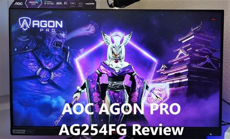 AOC AGON PRO AG254FG Monitor Review Pro Level Performance For Esports