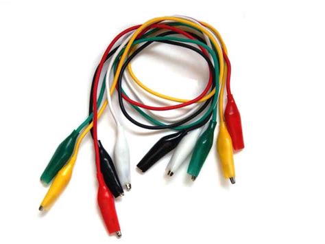 Juego De 10 Cables Caiman A Caiman De Colores Ja Bots