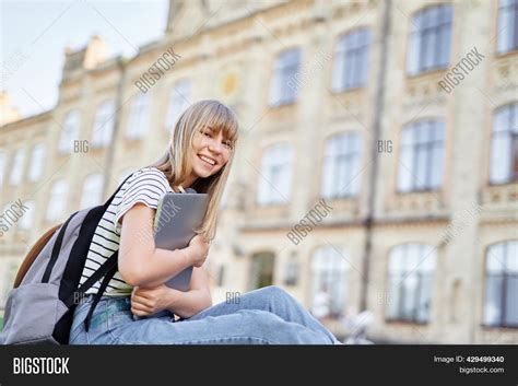 Cute Blonde Female Image Photo Free Trial Bigstock