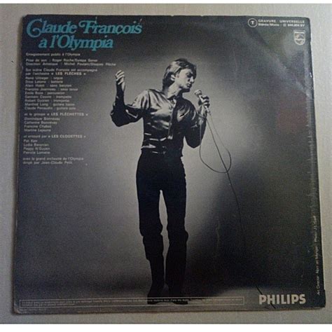 À l olympia de Claude François 33T chez oliveblues Ref 119371367