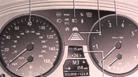 BMW E60 5 Series Dashboard Lights & Symbols - YouTube