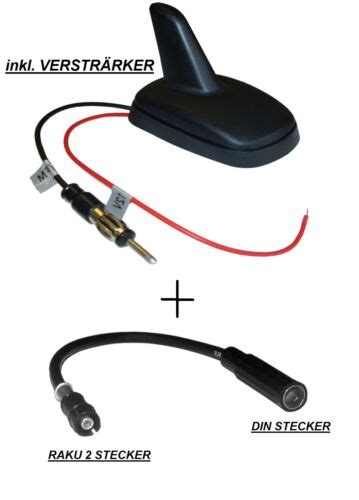 F R Opel Astra H Asta J Shark Dachantenne Hai Antenne Mit Adapter Ebay