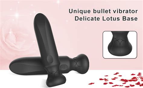 Amazon Bullet Vibrator For Women With Powerful Vibration Modes Full Silicone Rose Sex