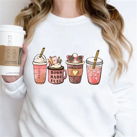 Boss Babe Fuel Pink Lattes Iced Coffee Coffee Lover Boss Etsy