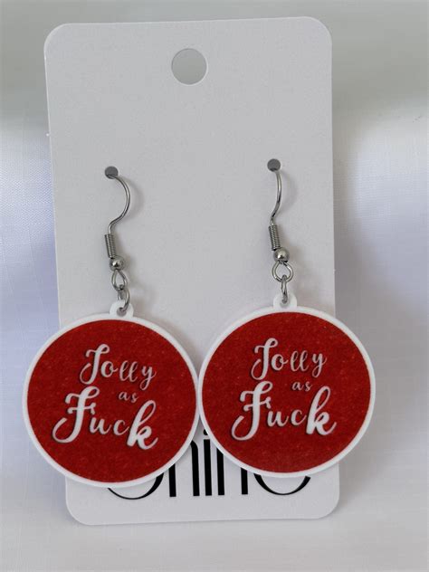 Christmas Jolly As Fuck Shine Costume Jewellery