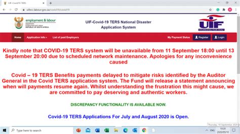 Uif Ters Benefit Payments Suspended Again The Citizen