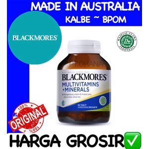 Jual Blackmores Multivitamins Plus Minerals Bpom Kalbe Tab Jakarta