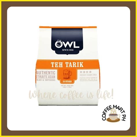 ๑ ┇ Owl Teh Tarik Milktea Singapore 15 Sticks Per Pack Shopee