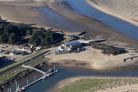 Wells Next The Sea Aerial Image The New Rnli Lifeboat Station A