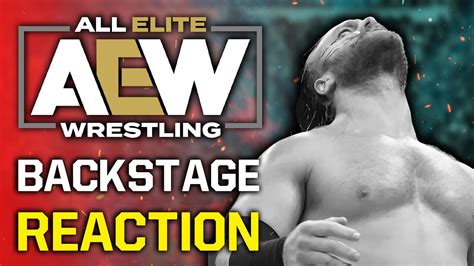 Aew Backstage Reaction To Shocking Full Gear Blood Drinking Spot Injury