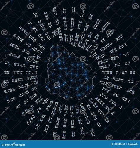 Uruguay Digital Map. Vector Illustration | CartoonDealer.com #185349464