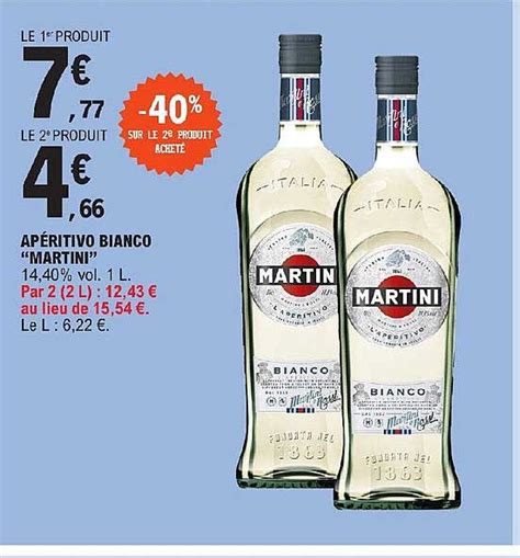 Promo Ap Ritivo Bianco Martini Chez E Leclerc Express Icatalogue Fr