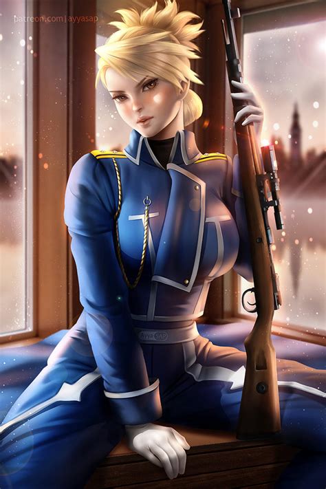 Riza Hawkeye By Ayyasap On Deviantart