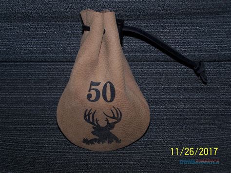 50 Cal Muzzleloader Leather Pouch A For Sale At