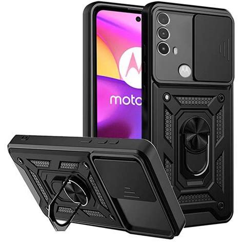 Etui do Motorola Moto E40 SLIDE RING CASE PANCERNE SZKŁO HARTOWANE