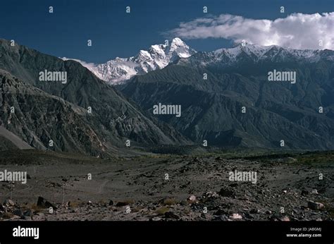 mountain karakoram mountains karakoram highway silk road gilgit