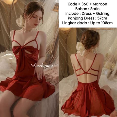 Jual Luckymm Lingerie Sexy Baju Tidur Lingerie Sexy Wanita Sexy